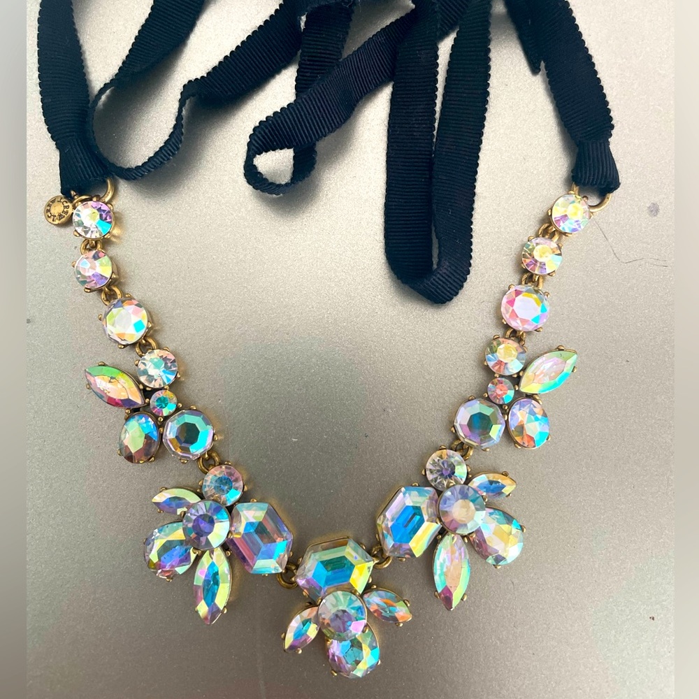 JCrew tie necklace.